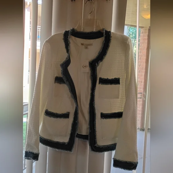 New W Tags CATO open Front Gorgeous blazer Jacket - Picture 13 of 13